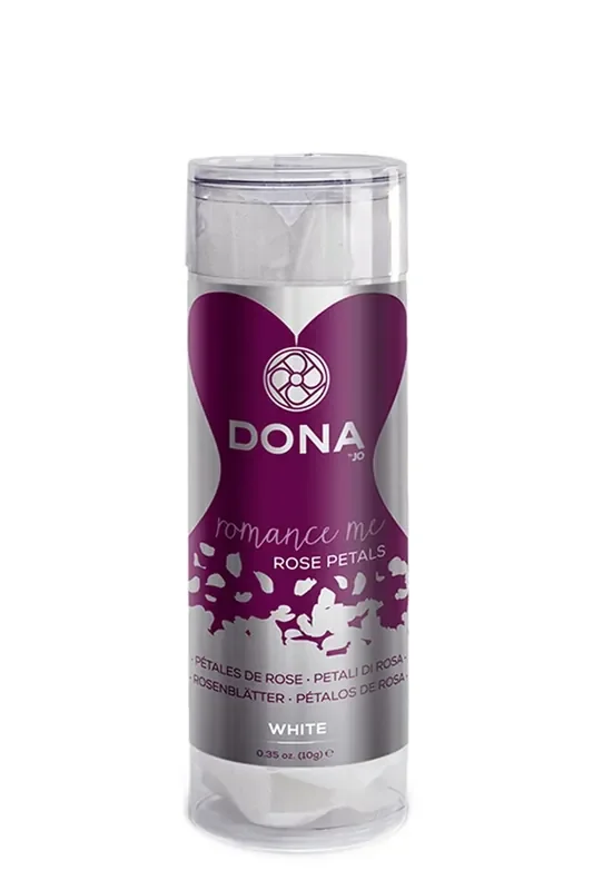 Dona Rosenblätter in Weiß