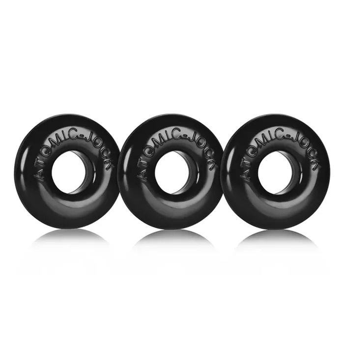 Donut Black Ringer 3 Pack – Small