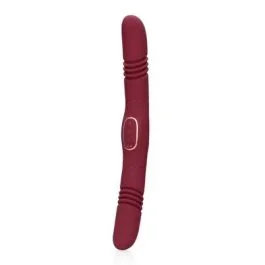 Doppelseitiger stoßender Vibrator – Merlot-Traube