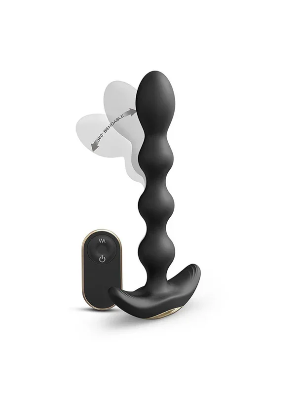 Dorcel Flexi Balls: Analvibrator, schwarz