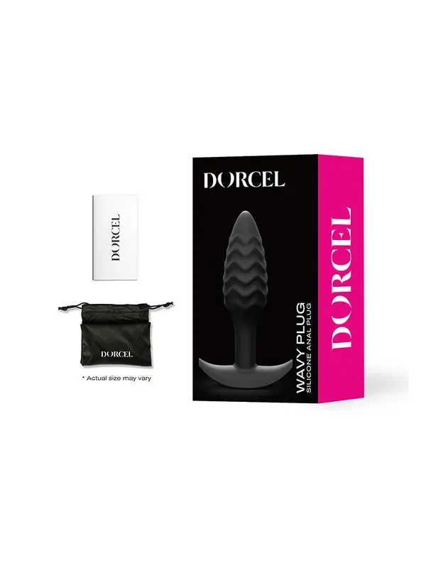 Dorcel Wavy Plug Butt Plug, schwarz