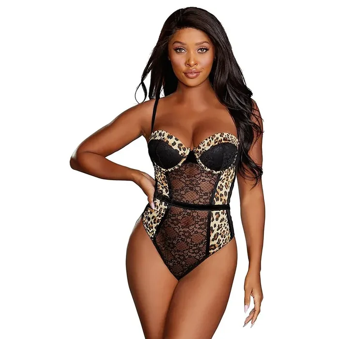 Dreamgirl Leoparden-Teddy