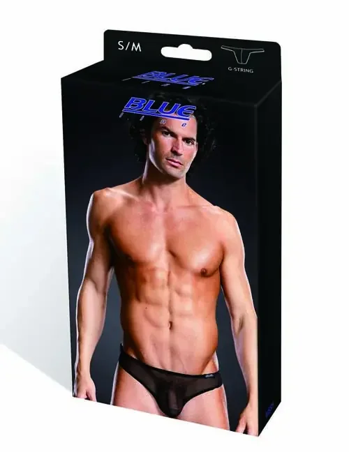 Durchsichtiger G-String in schwarz