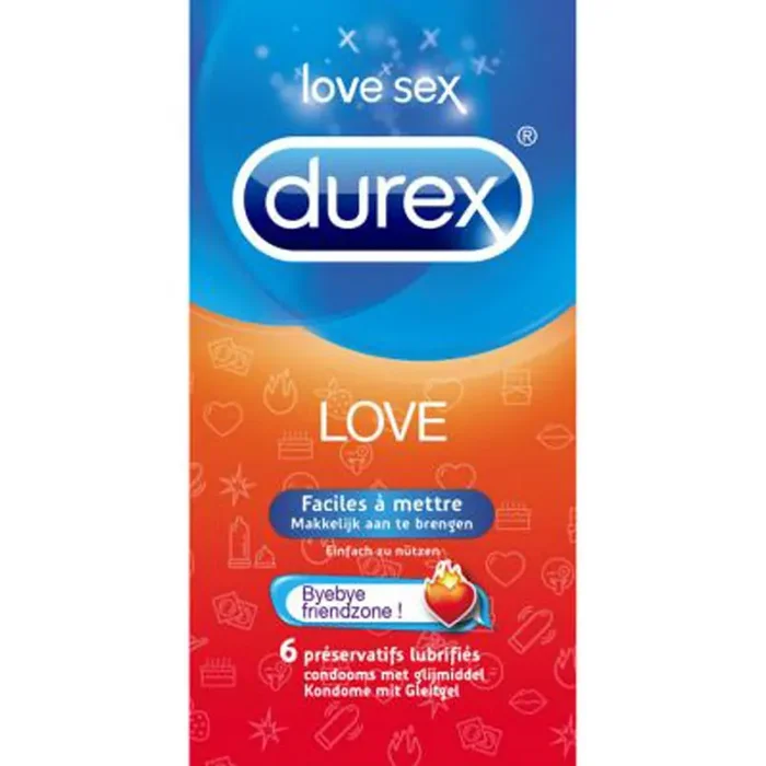 Durex Emoji Love Kondome – 6 Stück
