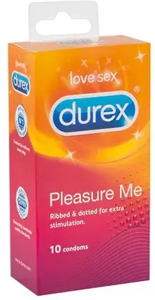 Durex Pleasure Me Kondome gerippt x10