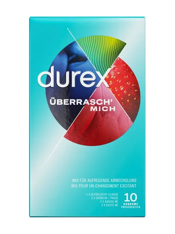 Durex Überrasch‘ Mich Kondome 10er Pack