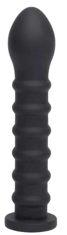 Easy-Lock Gerippter Dildo 19 x 4 cm