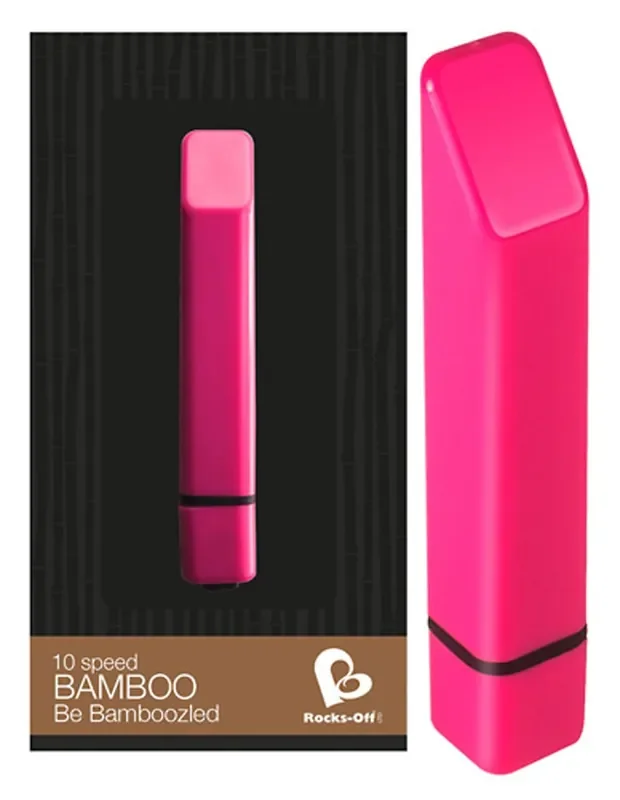 Eckiger Mini Vibrator in Pink