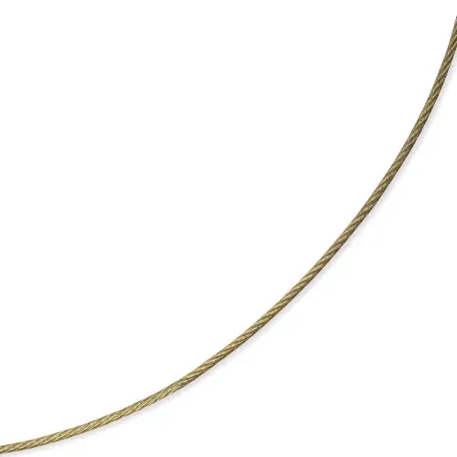 Edelstahl-Halsreif farbig 42 cm (Farbe Gold)