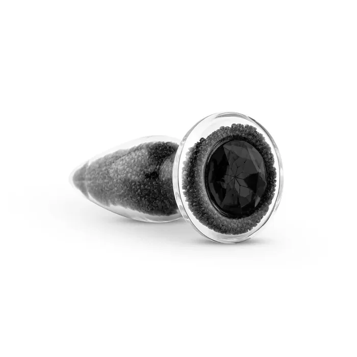 Edelstein-Analplug – Schwarz