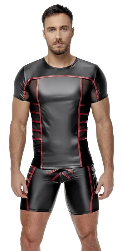 Edles Mattlook Shirt mit Feinnetz im Slim-Fit