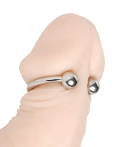 Eichel-Ring mit Perlen