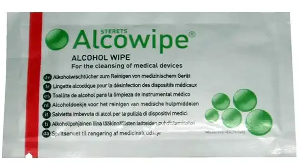 ElectraStim Alkoholische Reinigungstücher x10