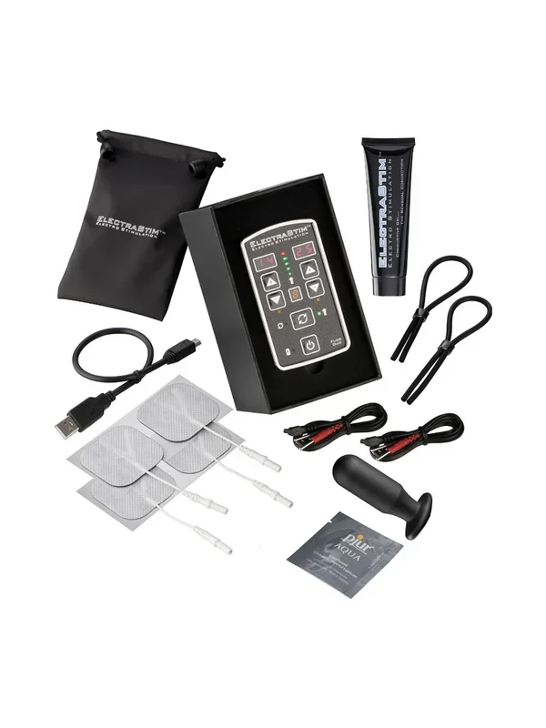 ElectraStim Flick Duo Multi-Pack: Elektro-Set, schwarz/silber