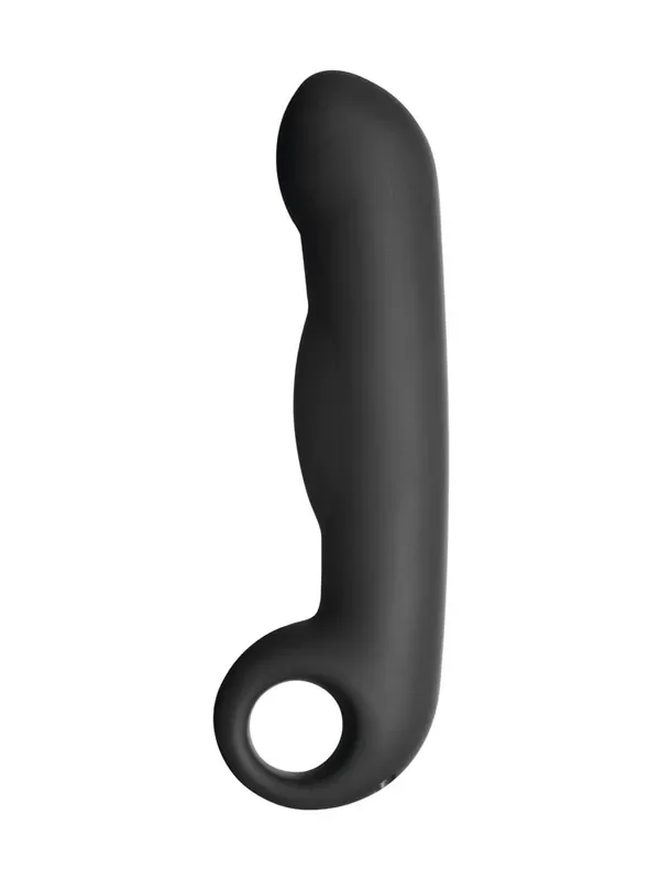 ElectraStim Silicone Noir Ovid Elektro-Dildo, schwarz