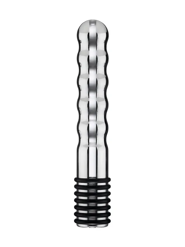 ElectraStim Wave: Elektro-Dildo, silber/schwarz