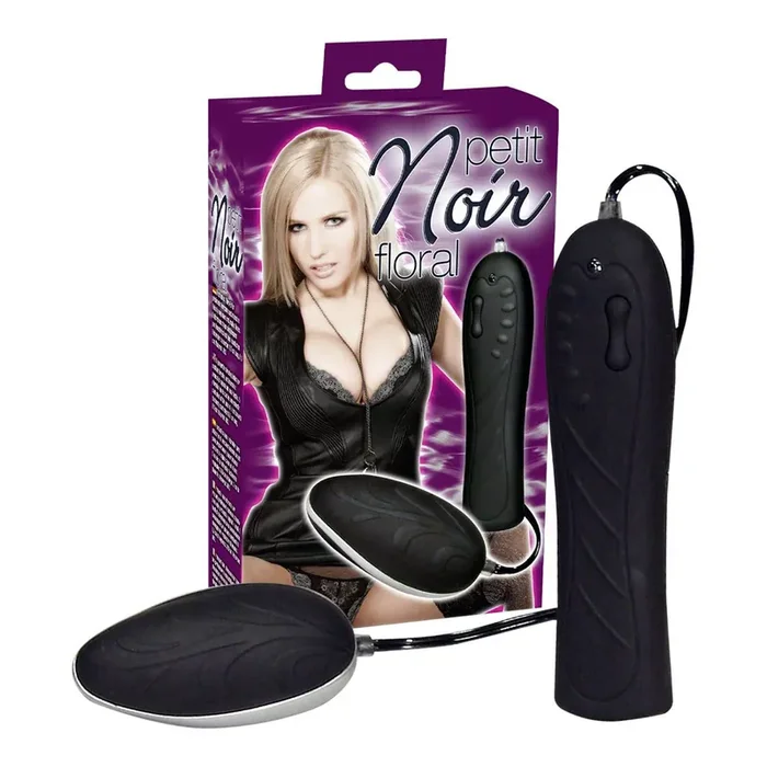 Elegantes Vibro-Ei in Schwarz