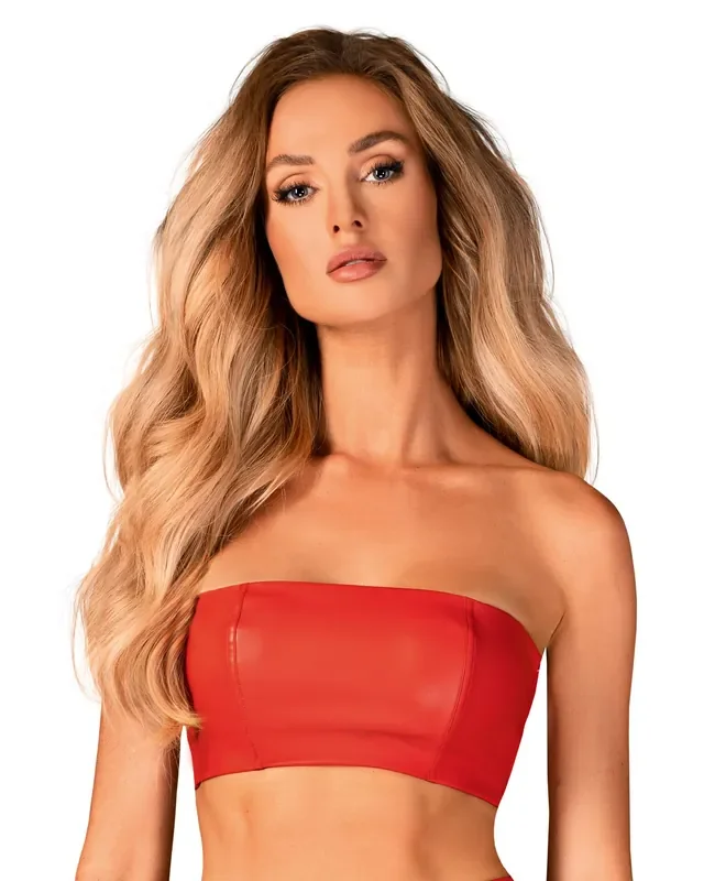 elegantes Wetlook Top aus weichem und dehnbarem Material