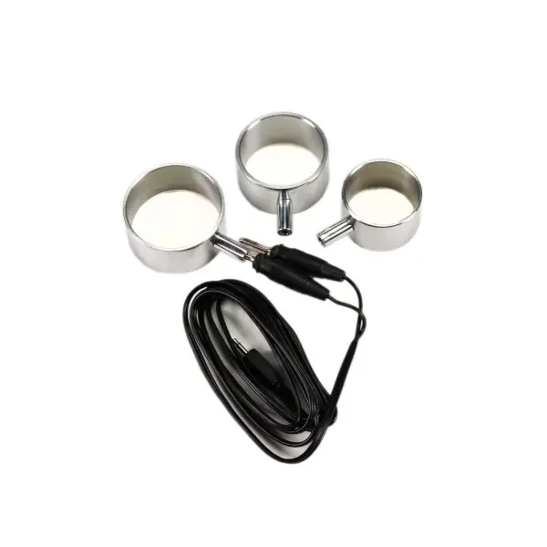 Elektro Sex Aluminium Cockring Set