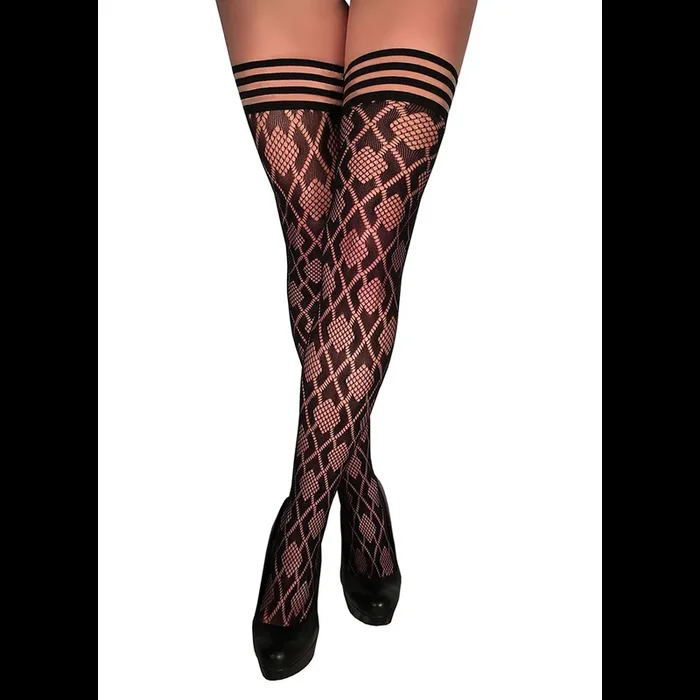 Elle – Thigh High – D – Black