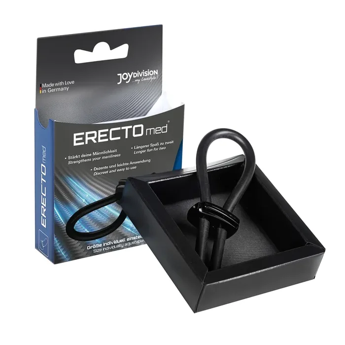 ERECTOmed Verstellbarer Penisring – Schwarz