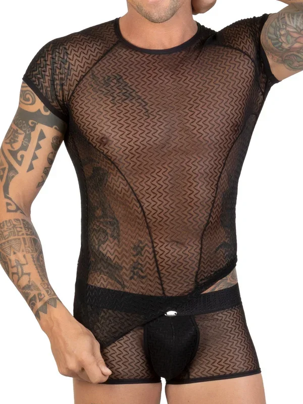 Eros Veneziani Domenico: T-Shirt, schwarz