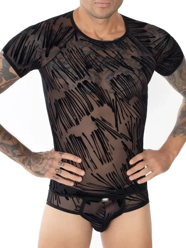 Eros Veneziani Edoardo T-Shirt, schwarz