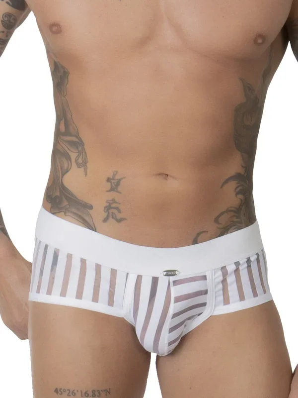 Eros Veneziani Enrico: Push-Up Brief, weiß