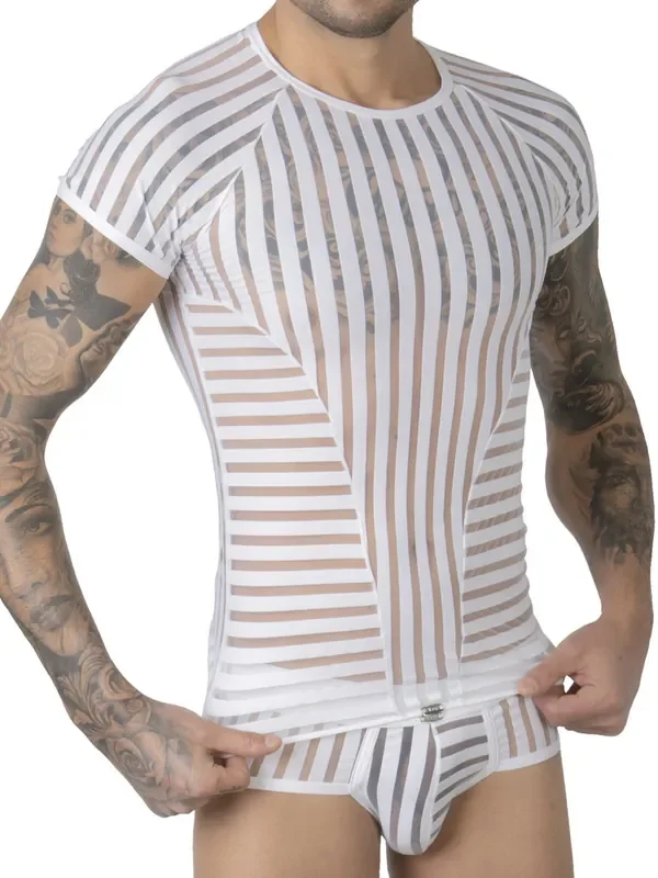 Eros Veneziani Enrico T-Shirt, weiß