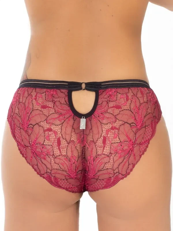 Eros Veneziani Sofia Slip, bordeaux/schwarz