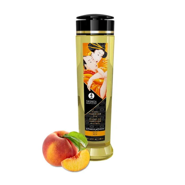 Erotic Massage Oil – Peach – 8 fl oz / 240 ml