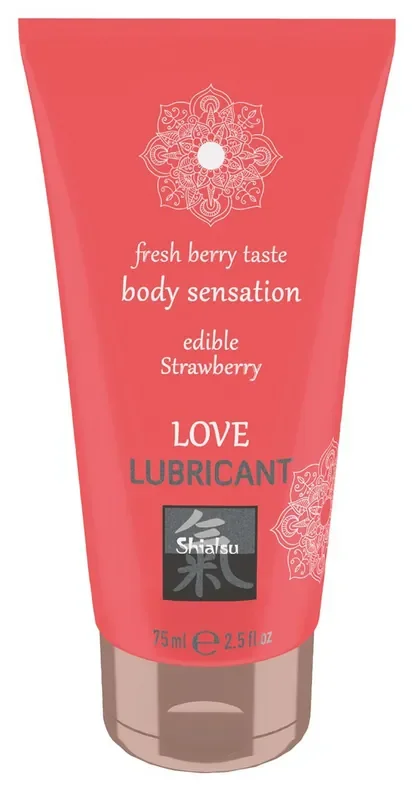 Essbares Gleitmittel Erdbeere 75mL
