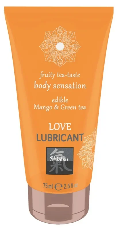Essbares Gleitmittel Mango und Grüner Tee 75mL