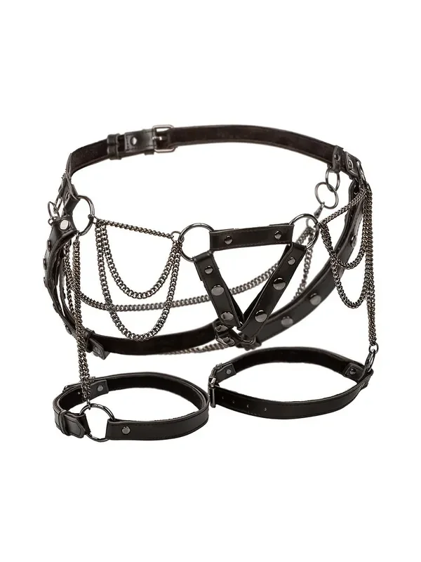 Euphoria Collection Thigh Harness With Chains Hüft-/Oberschenkelharness, schwarz