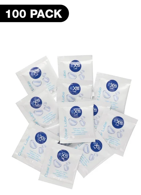 EXS 10ml Wasser-Gleitmittel-Pads x100