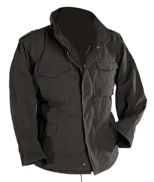Feldjacke US M65 Vintage Schwarz