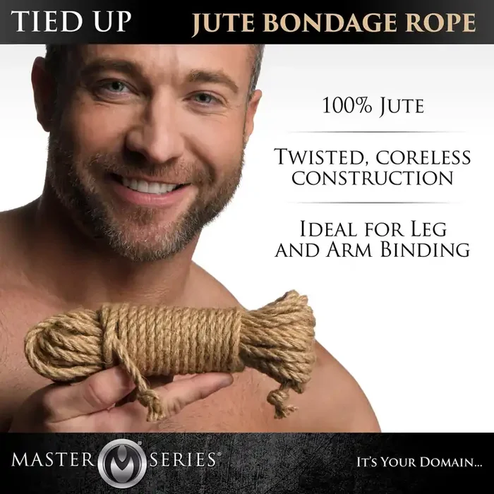 Festgebunden – Jute Bondage-Seil – 25 ft / 7,6 mtr