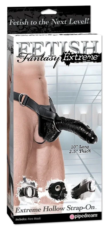 Fetish Fantasy Extreme 10″ Hollow Strap-On