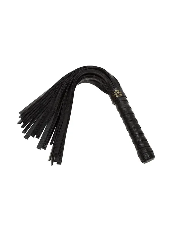 Fifty Shades of Grey Bound to You Small Flogger Peitsche, schwarz