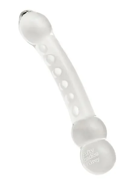 Fifty Shades of Grey Drive Me Crazy Glasdildo, transparent