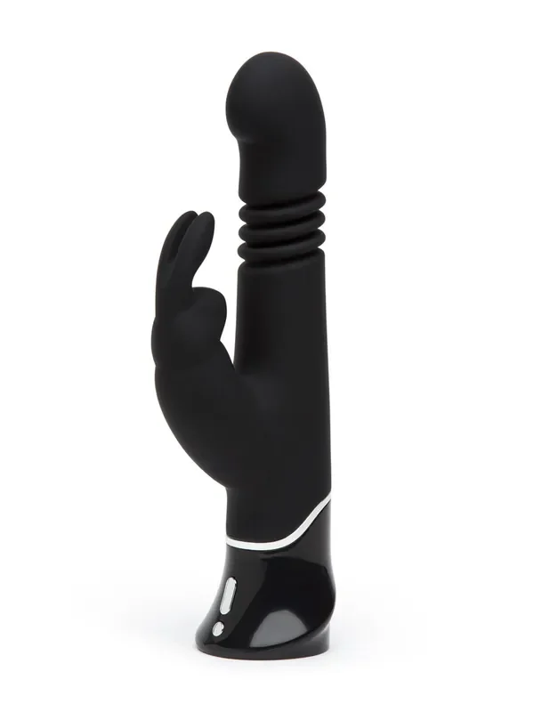 Fifty Shades of Grey Greedy Girl Thrusting G-Spot Rabbit Vibrator G-Punkt/Bunnyvibrator, schwarz