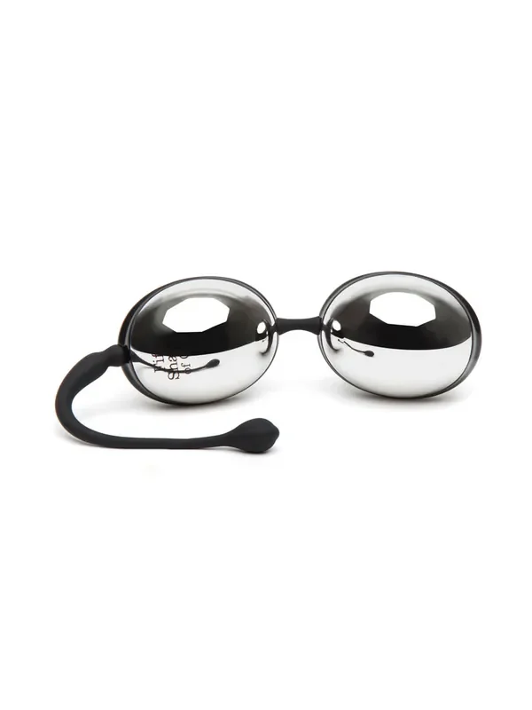 Fifty Shades of Grey Inner Goddess Silver Jiggle Balls Liebeskugeln, silber/schwarz