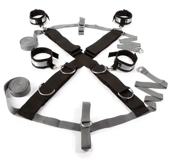 Fifty Shades of Grey – Keep Still Bett-Fesselsystem – Schwarz
