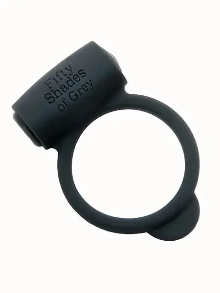 Fifty Shades of Grey Yours and Mine Vibro-Penisring, schwarz