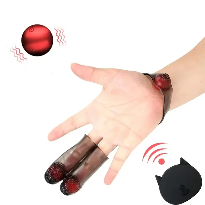 Finger Sleeve Massager Vibrator G-Spot