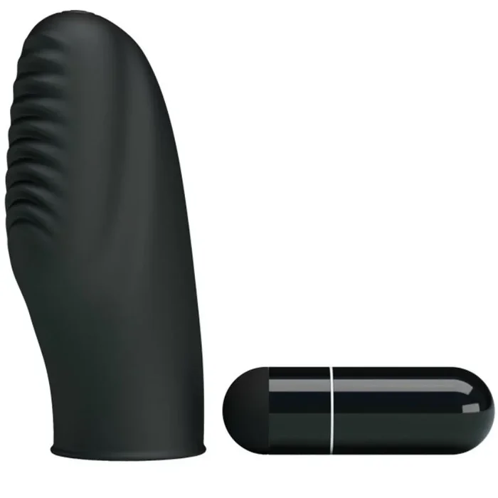 Fingervibrator mit Vibration schwarz