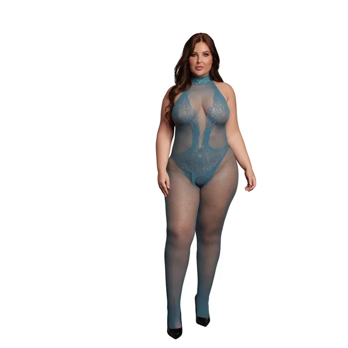 Fishnet and Lace Bodystocking – Queen Size
