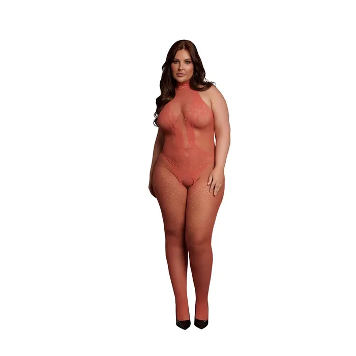 Fishnet and Lace Bodystocking – Queen Size