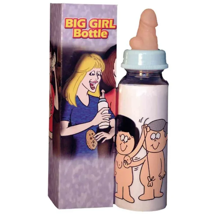 Flasche mit Trinksauger in Penis Form