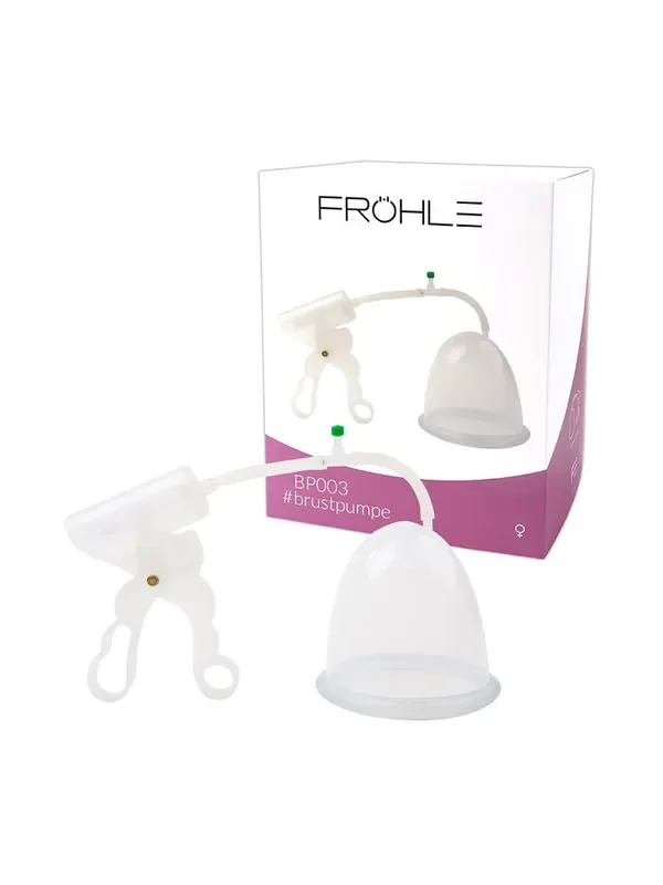 Fröhle BP003 Brustpumpe Solo C-Cup, transparent